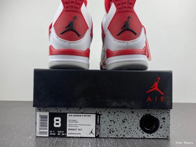 Kick Theory Red Cement 4 Air DH6927-161 Jordan 0708